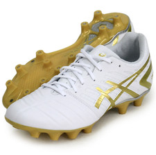 ASICS JAPAN DS LIGHT Football Soccer Kangaroo Shoes 1103A068 White Gold