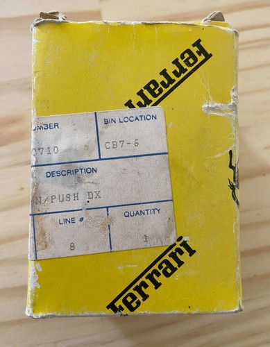 FERRARI 348 | TB | TS | NOS OEM 1993 RH Door Push Button DX Assembly 62108710 - Bild 10 von 10