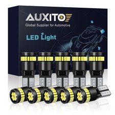 10Pack T10 168 158 194 LED Interior Dome Map License Light Bulbs 6500K White