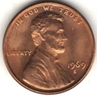 1969 S LINCOLN CENT IN BRILLIANT UNCIRCULATED CONDITION stkbu-29