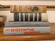 LOT of 4 Vintage Decorative Books Light Color hardcover Staging Decor