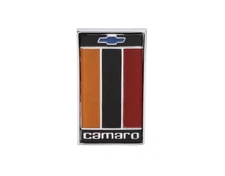 Trim Parts 6839 - 1975-77 Chevy Camaro Orange Black Red Trunk Emblem USA Made