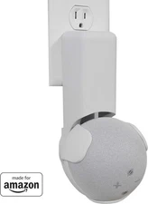 Made For Amazon Outlet Hanger, White, for Echo Dot (4th generation)