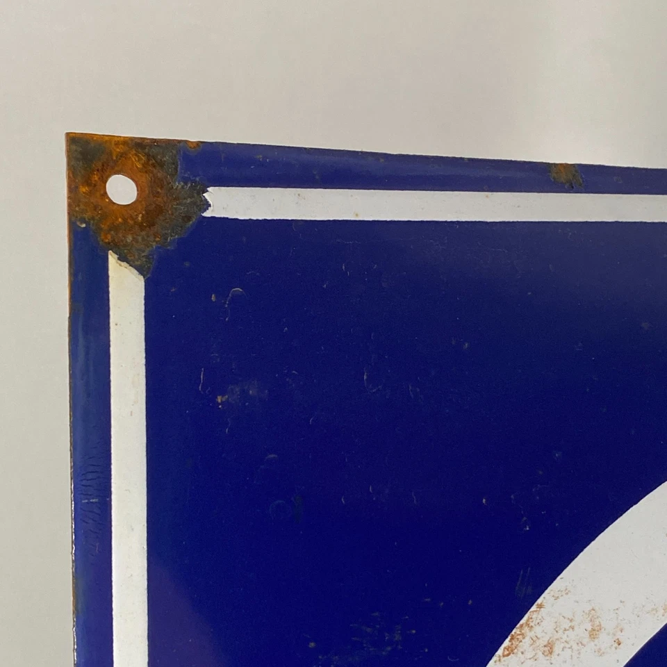 Volkswagen Enamel Sign - 60x35cm (23.6x13.8") - Rare Nice Garage Service Signage - Image 2 of 4