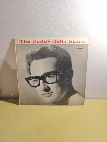 BUDDY HOLLY LP The Buddy Holly Story 1959 Coral mono vinyl