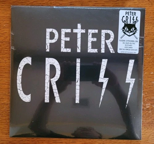 PETER CRISS SEALED Self-Titled 2025 LP LIMITED BLACK VINYL LP NEW KISS MINT/MINT
