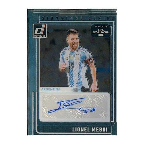 Lionel Messi #1 2025 Panini Donruss Road to FIFA Signature Series card