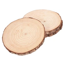 3pcs Outdoor Wooden Stepping Stones Garden Outdoor Round Paver Pine Steps Ste...