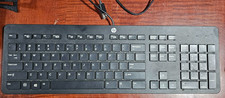 HP Slim Keyboard USB Wired Black
