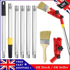 NEW Multi-Angle Paint Brush Extender Holder Extension Pole Brush Set For Ceiling
