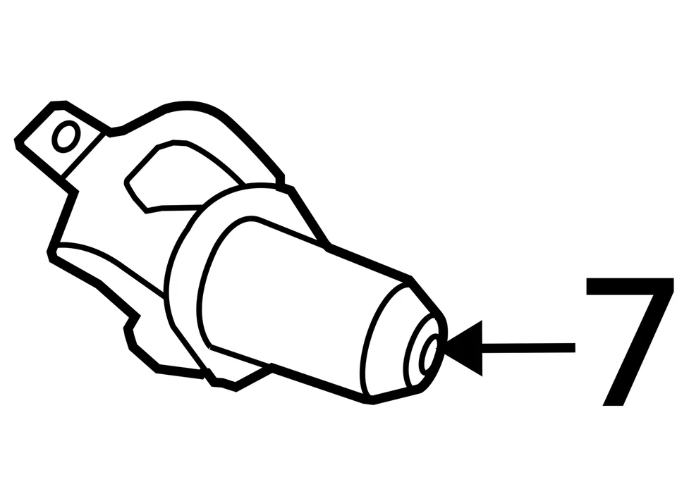 2008 Mercury Milan Front Windshield Wiper Motor OEM 124K Miles Used - Image 4 of 4