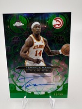 2025 Topps Chromographs Terrance Mann Auto Green Refractor #CHTMN  15/99 A100