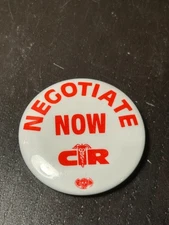 Vintage CIR Committee of Interns & Residents Union Labor Button Pin Healthcare