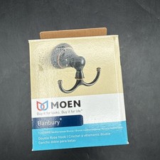 MOEN Banbury Double Robe Hook in Mediterranean Bronze Y2603BRB
