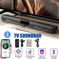 Bluetooth Sound Bar Wired Wireless Bass Subwoofer Home Theater TV Speaker Remote