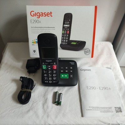 Gigaset E290A DECT Telefon mit AB Schnurlos Telefon Senioren Handy OVP