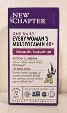 New Chapter Every Woman's Multivitamin 40+ -  72ct Tablets - EXP 05/26 - NEW