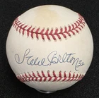 STEVE CARLTON Signed Official Baseball-HALL OF FAME-CARDINALS-PHILLIES-JSA
