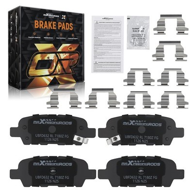 Rear Ceramic Brake Pads Set For Nissan 350Z 370Z Altima Juke Infiniti QX70 QX60