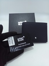 Black Leather wallet/Montblanc Meisterstuck B...