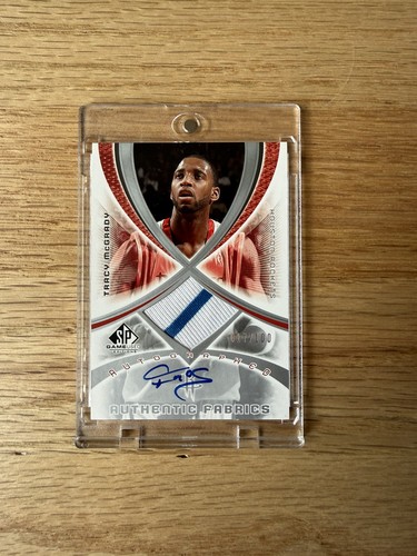 2005 SP Game Used TRACY MCGRADY /100 Patch Auto Authentic Patches 