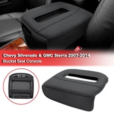 Center Console Armrest Cover Cushion for Silverado Sierra Bucket Seat 2007-2014