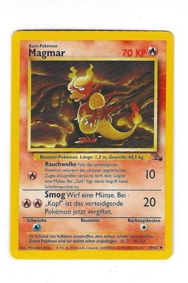 Pokémon TCG Magmar 39/62 (Magmar) GERMAN