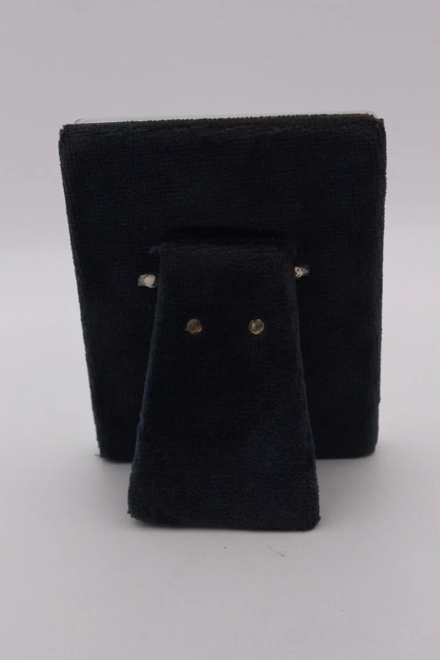 Sterling Silver Mantel Clock London 2003 by Kitney & Co. working - Image 4 of 4