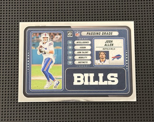 Josh Allen #7 2025 Panini Donruss Optic Passing Grade card
