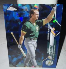 2020 Topps Chrome Sapphire Mark McGwire Oakland Athletics #U-296