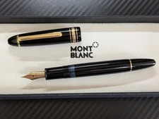 Montblanc Meisterstück 146 14K Monotone Gold Nib EF Extra Fine Fountain Pen