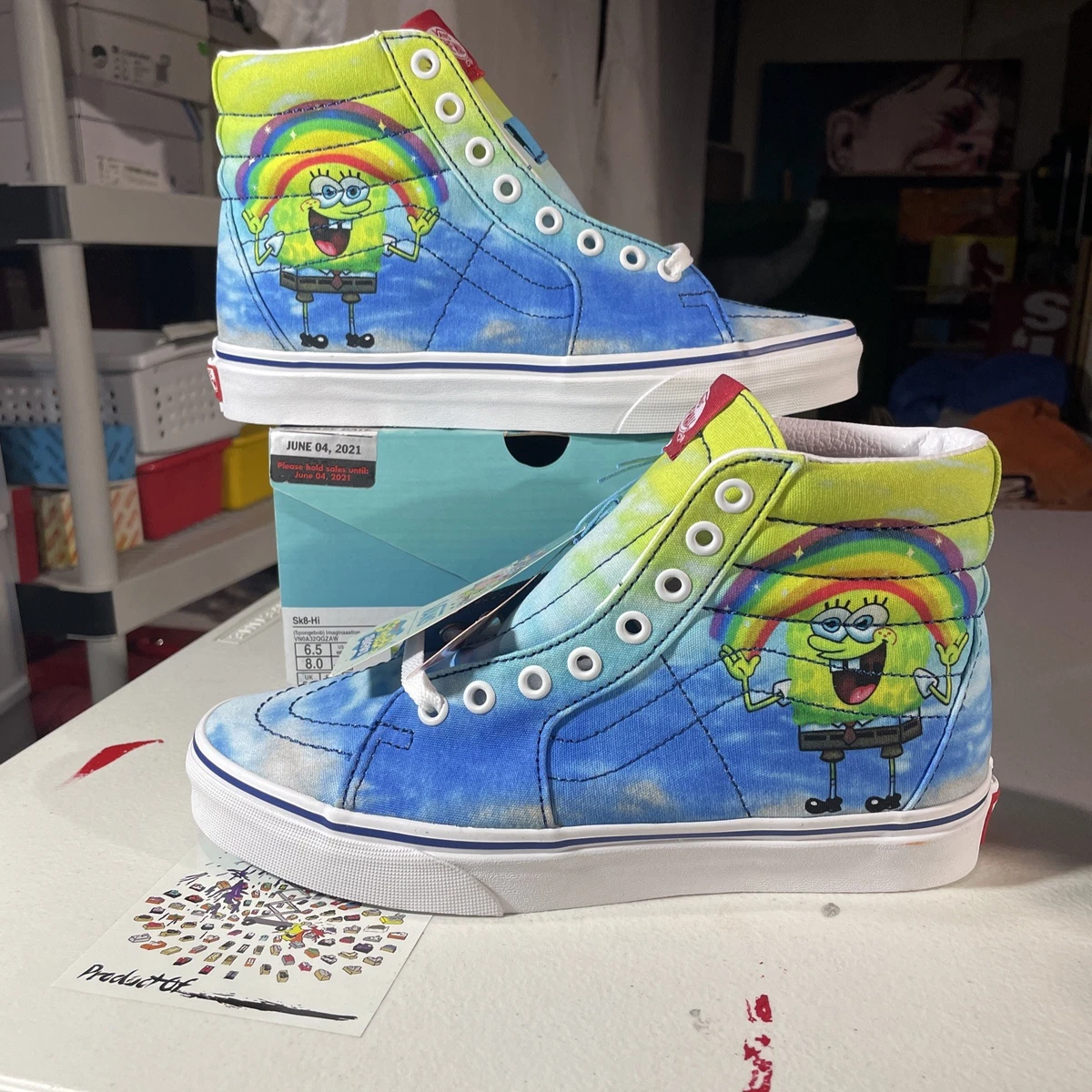 VANS SpongeBob SquarePants x Sk8-Hi 38 DX Imagination size 9 Sk8-Hi SPONGEBOB - MJ Footwear main image 2