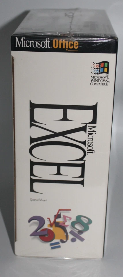 NEW Factory Sealed Microsoft Excel version 5.0 for Windows 3.1 90's Vintage NIB - Image 3 of 4