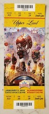 Alamo Bowl Ticket 1/2 2015 UCLA Bruins Kansas State Paul Perkins Football Stub