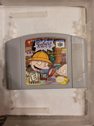 Rugrats: Scavenger Hunt Nintendo 64 hard case / Tested / Authentic - N64 - Picture 3 of 4