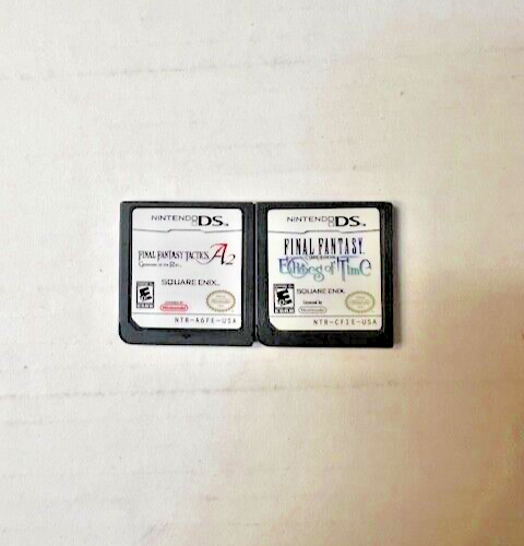 Final Fantasy Tactics A2 & Echoes of Time, Nintendo DS Cartridges Only WORKING