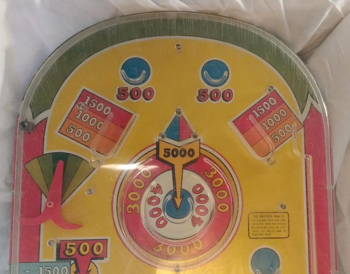 Vintage Marx The Big Score Deluxe Bagatelle Tabletop Pinball Game eBay