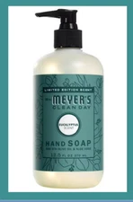 Mrs. Meyer's Clean Day Liquid Hand Soap, EUCALYPTUS Scent, 12.5 Ounce