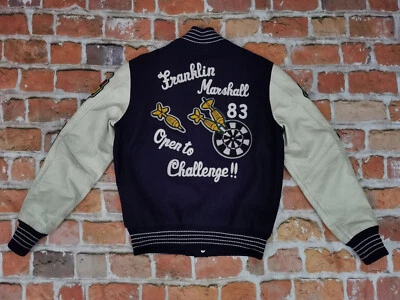 Franklin And Marshall Vintage Chaqueta College 83 Abierto To Desafío Gr: M Punta - Imagen 1 de 4