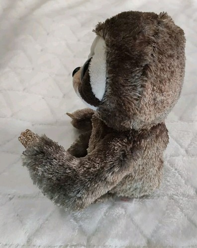 TySilk Beanie Boos Dangler the Sloth Glitter Eyes Grey Plush Stuffed Animal 6" - Picture 2 of 7