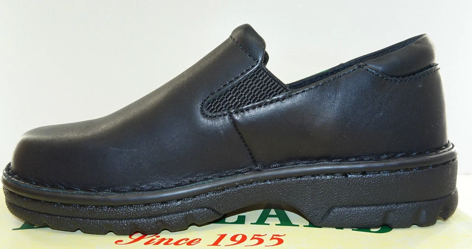 Женские черные кожаные туфли-слипоны Eastland Newport 3181 НОВЫЕ средние и широкие - Изображение 2 из 4