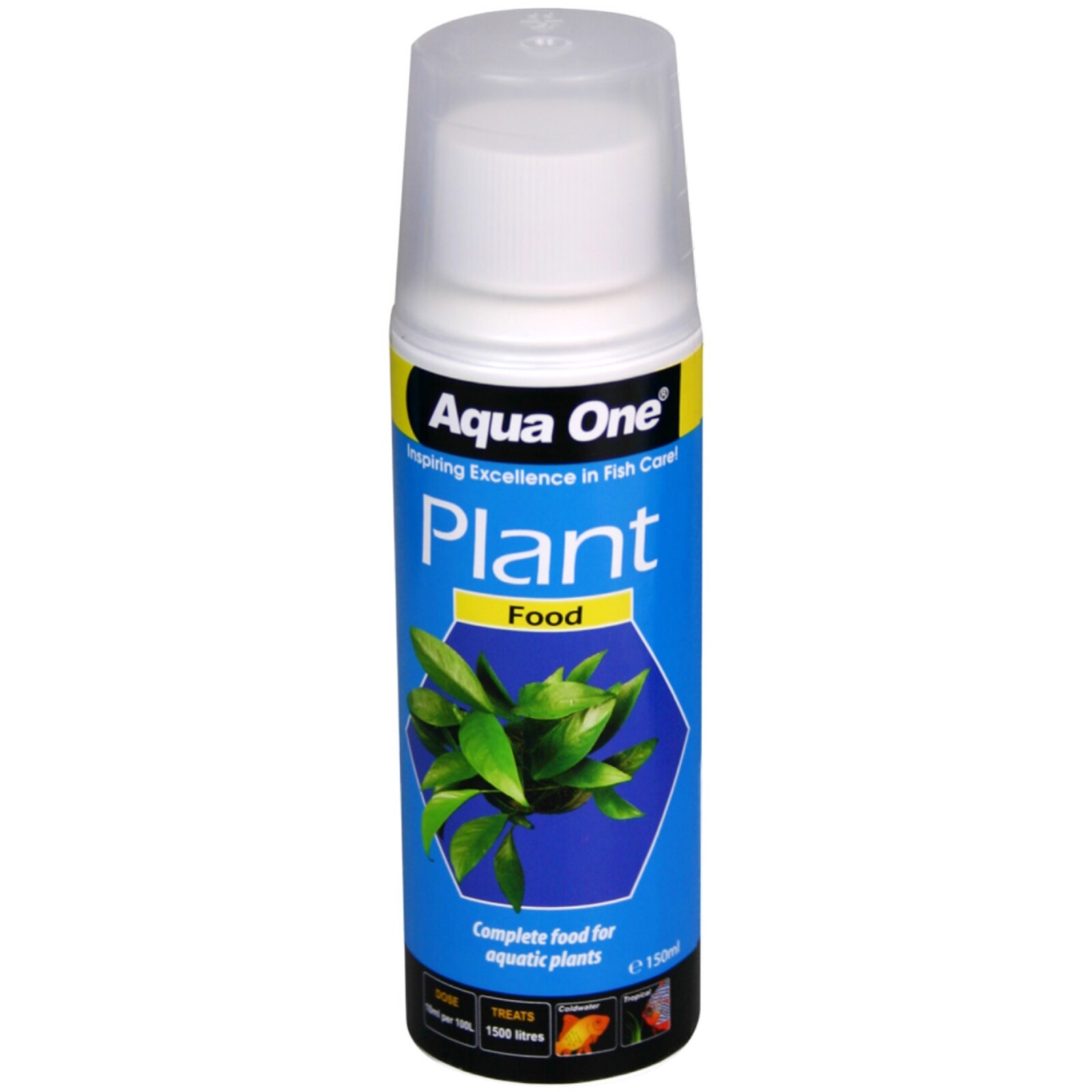 Aqua One Aquarium Fish Tank Live Plant Food Fertiliser 150ml Liquid