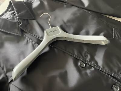 Prada Nylon Tessuto Raincoat Black Prada Size 52 Oversized