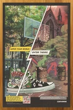 2012 Converse DC Comics Shoes/Sneakers Print Ad/Poster Batman Joker Pop Art 00s