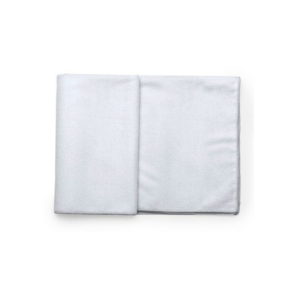 Serviette en microfibre bicolore absorbante et compacte de dimensions 150x75 cm