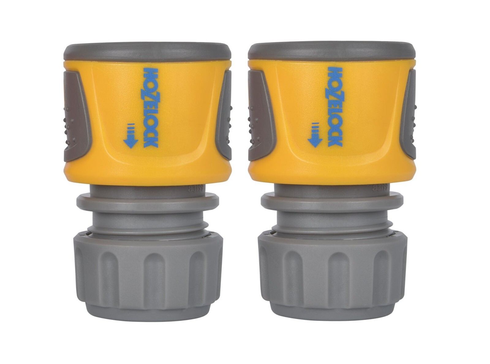 Hozelock Hosepipe End Connector 2070 Soft Touch Hose Pipe Connect Female X 2