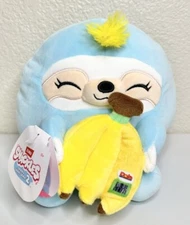 Zuru Snackles Series 2 Megan Sloth and Dole Bananas 8 inch Plush