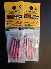 Cuesoul Tero System Dart Stems Shafts Standard AK7 + 8C35 Set of 4 Pink