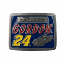 1998 NASCAR AMERICAN LEGENDS FOUNDRY PEWTER BELT BUCKLE JEFF GORDON DuPont 24