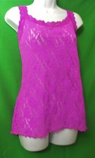 NEW HANKY PANKY 1390LX SCHF PLUS SIZE SIGNATURE MADE IN USA LACE CAMISOLE 3X